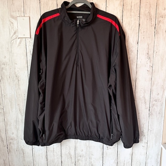 Pebble Beach Men's Half Zip Golf Jacket Black Size XL - Picture 2 of 6